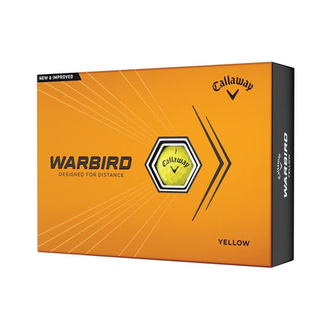 Callaway Warbird Golf Balls - Yellow - 2023