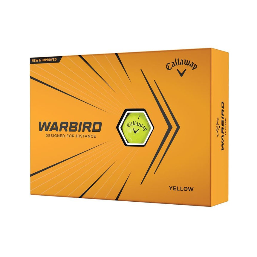 Callaway Warbird Golf Balls - Yellow