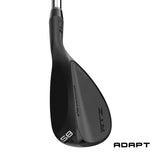 Cleveland RTZ Wedge - Black Satin
