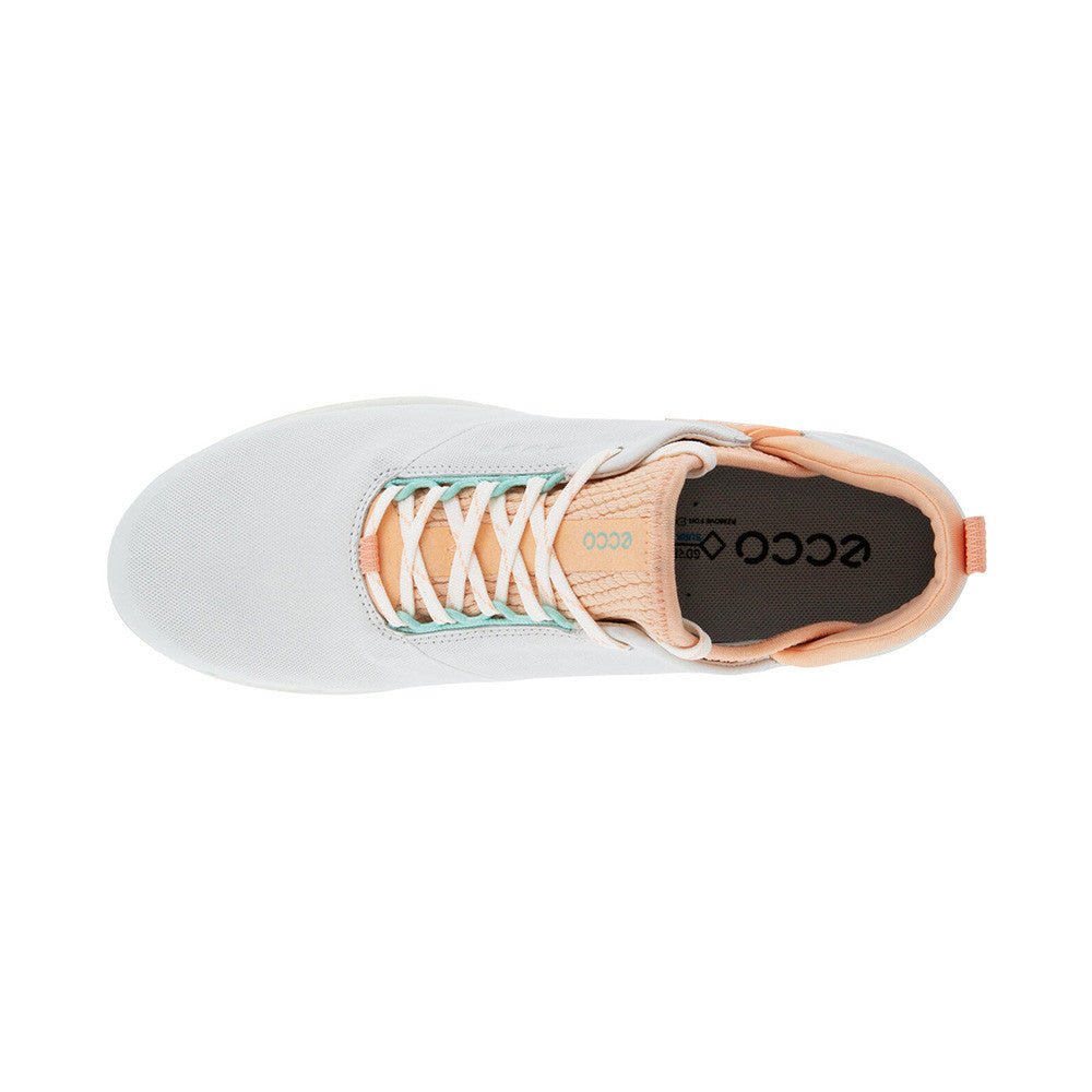 NEW Women's Ecco Cool Pro Golf White/Peach/Teal US deals 6.5 EU 37