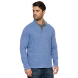 Flag & Anthem Summit Super-Soft Waffle 1/4 Zip Golf Mock Neck