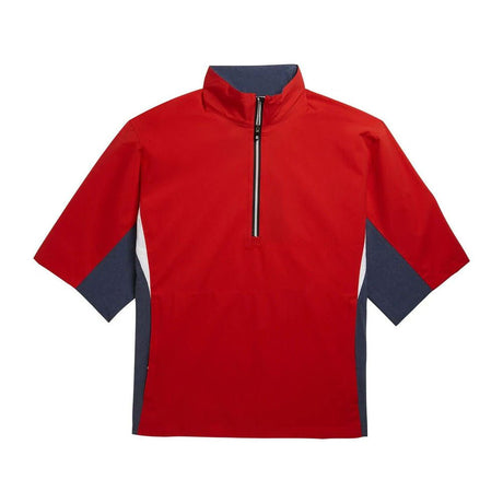 Red Navy Heather White