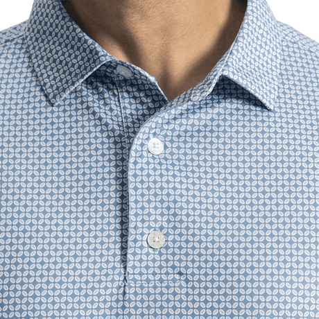 Coastal Blue / Chambray / White