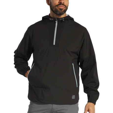 FootJoy Hydrolite X Rain Golf Hoodie - Black