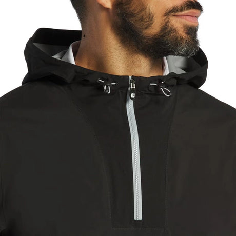 FootJoy Hydrolite X Rain Golf Hoodie - Black