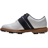 White/Harris Tweed Navy