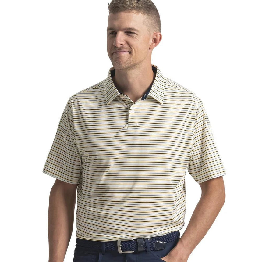 FootJoy Pinstripe Pop Stripe Lisle Golf Polo