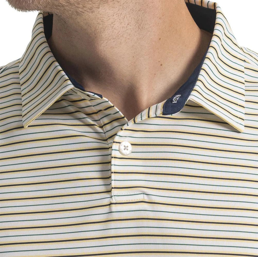FootJoy Pinstripe Pop Stripe Lisle Golf Polo