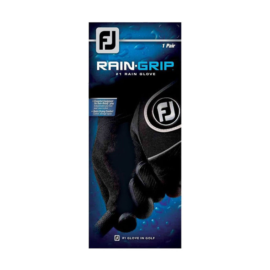 FootJoy Men's RainGrip Glove - Black - Pair - Prior Generation