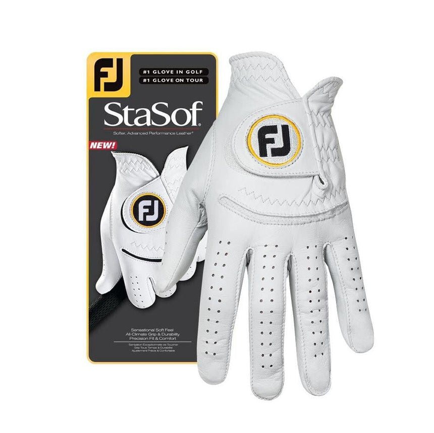 FootJoy Men's StaSof Glove - White - Prior Generation