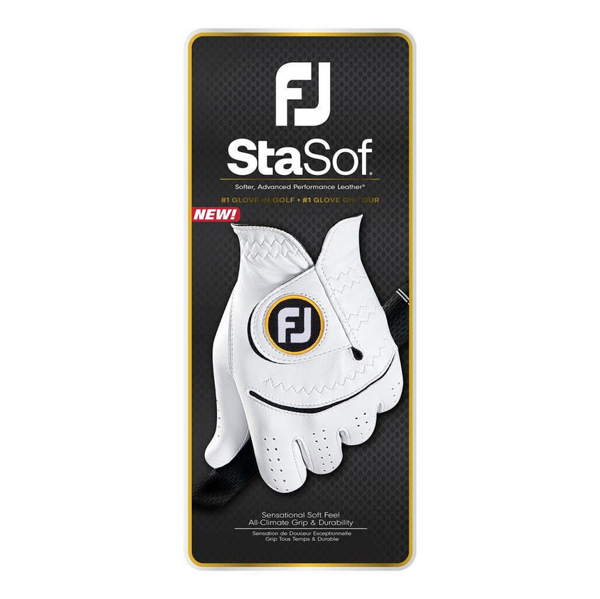 FootJoy Men's StaSof Glove - White