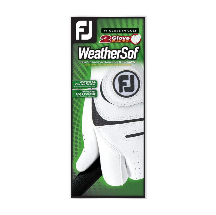 FootJoy Men's WeatherSof Glove - 2 Pack - Prior Generation