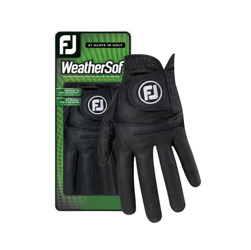 FootJoy Men's WeatherSof Glove - Black - Prior Generation