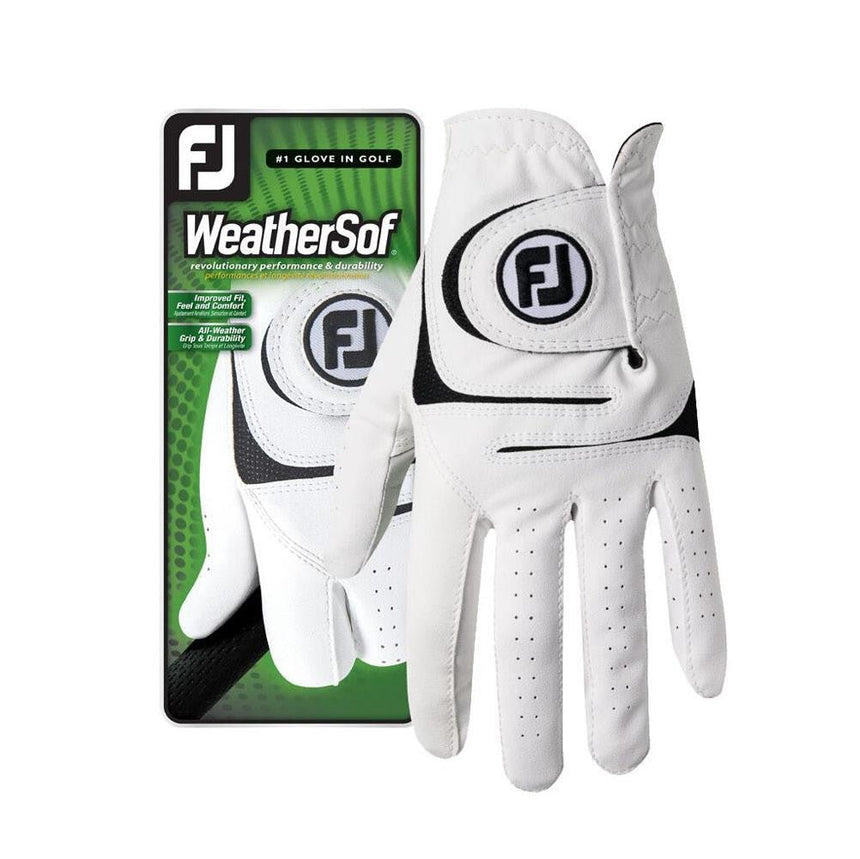 FootJoy Men's WeatherSof Glove - White - Prior Generation