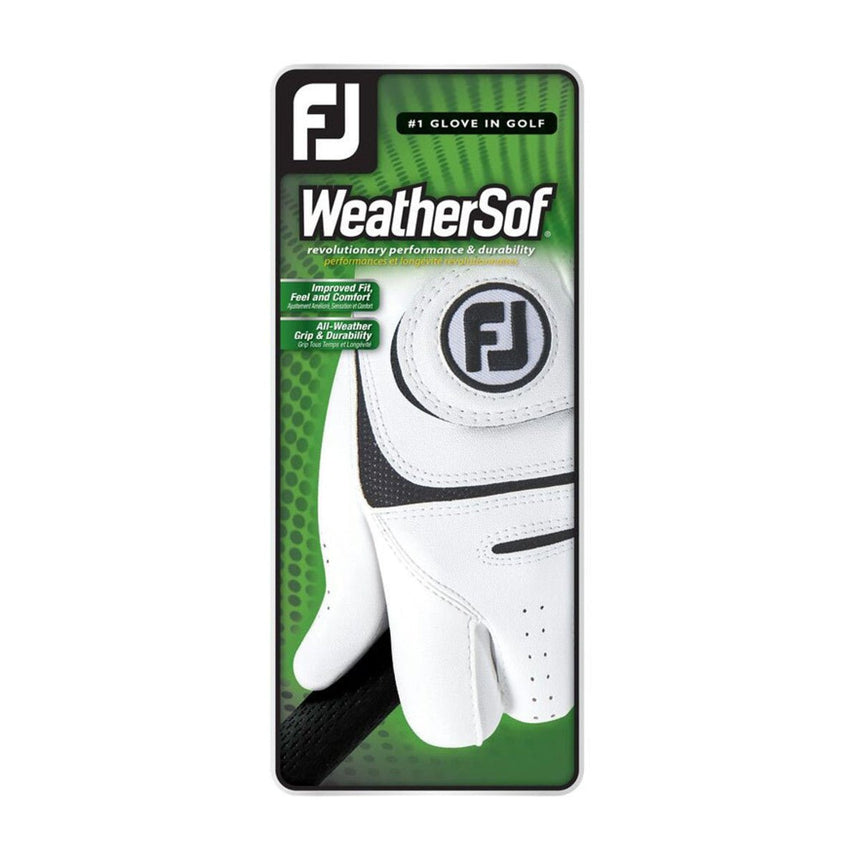 FootJoy Men's WeatherSof Glove - White - Prior Generation