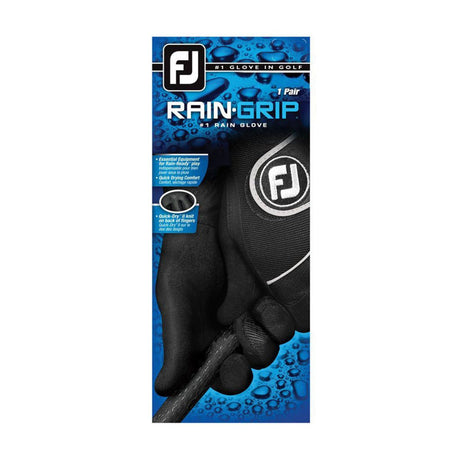 FootJoy Women's RainGrip Glove - Black - Pair - Prior Generation