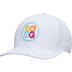 G/Fore Chainstitch Circle G's Contrast Golf Hat - Snow/Multi