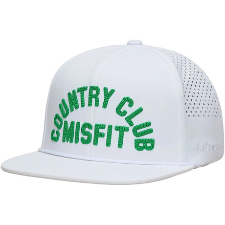 G/Fore Country Club Misfit Perforated Delta Golf Hat - Snow