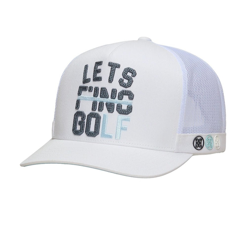 G/Fore LFG Trucker Golf Hat - Snow