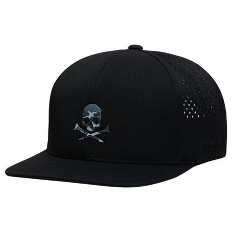 G/Fore Skull & Tees Perforated Golf Hat - Onyx