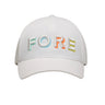 G/Fore Women's Fore Shadow Relaxed Fit Golf Hat - Snow/Multi