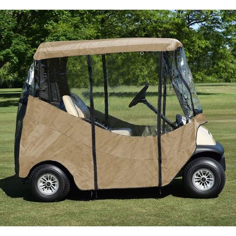 JEF World of Golf Ultimate Universal Golf Cart Cover - Tan