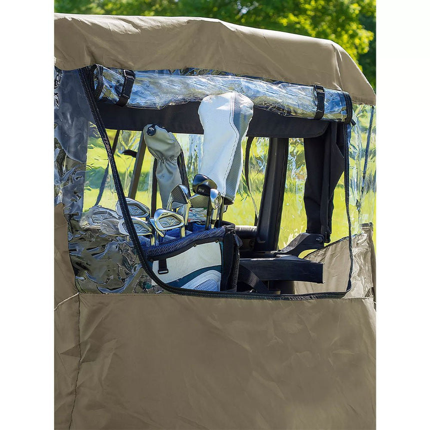 JEF World of Golf Ultimate Universal Golf Cart Cover - Tan