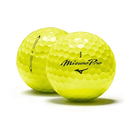 Mizuno Pro S Golf Balls - Optic Yellow