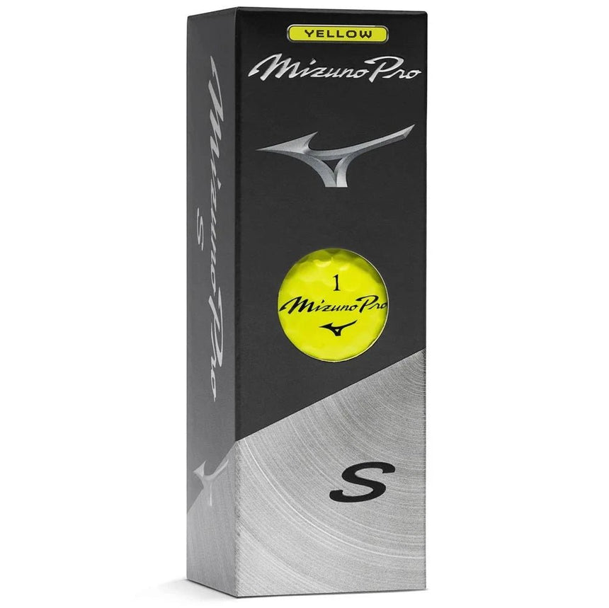 Mizuno Pro S Golf Balls - Optic Yellow