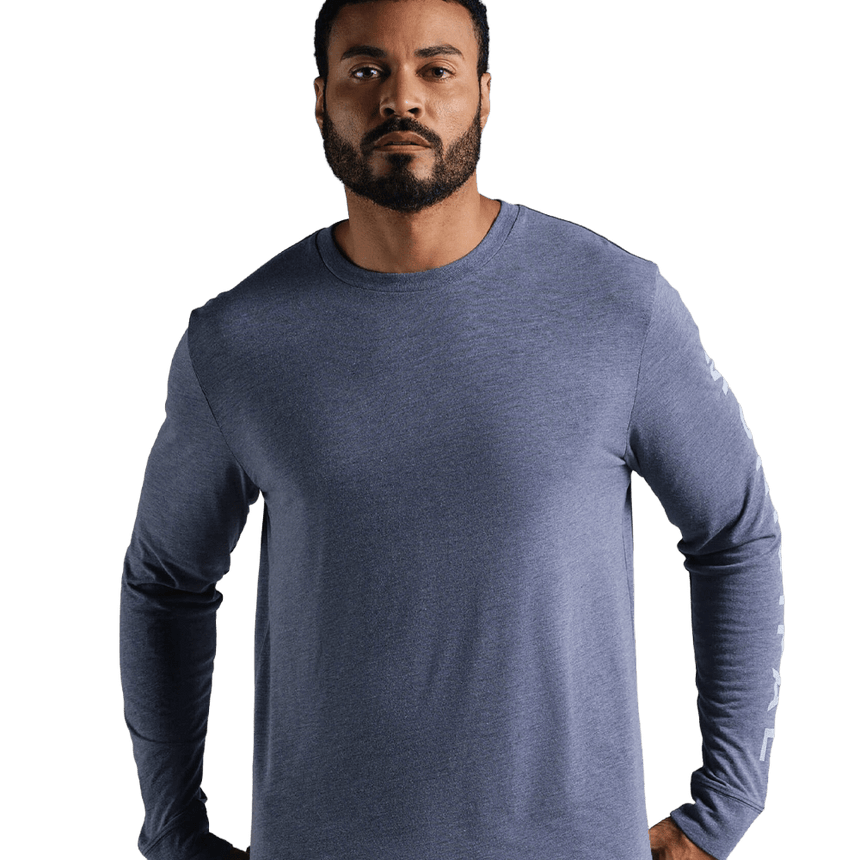 Municipal Armband SuperBlend Long-Sleeve Tee - Navy