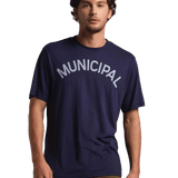 Municipal Origin SuperBlend Tee - Navy/Heather White