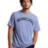 Municipal Origin SuperBlend Tee - Peri/Black