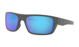 Oakley Drop Point Sunglasses - Matte Dark Grey/Prizm Sapphire Polarized