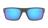 Oakley Drop Point Sunglasses - Matte Dark Grey/Prizm Sapphire Polarized