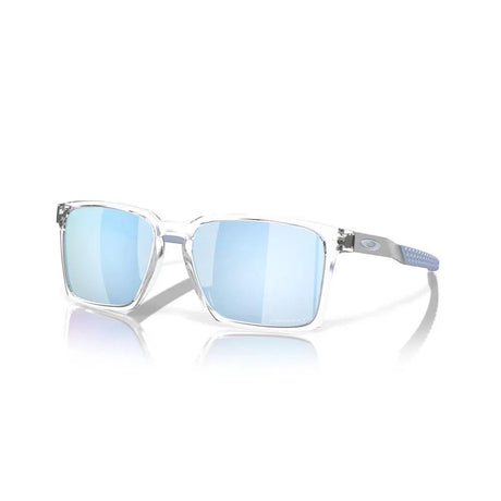 Oakley Exchange Sun Sunglasses - Polished Clear/Prizm Sapphire Polarized