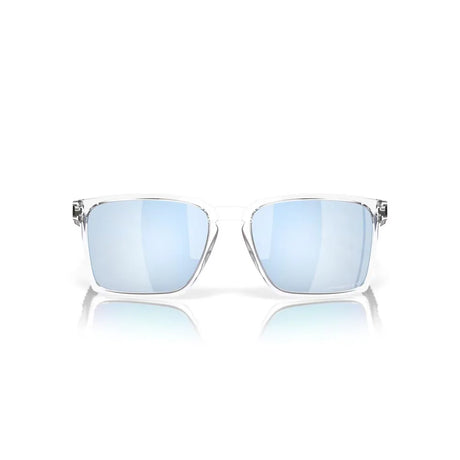 Oakley Exchange Sun Sunglasses - Polished Clear/Prizm Sapphire Polarized