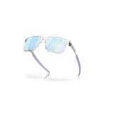 Oakley Exchange Sun Sunglasses - Polished Clear/Prizm Sapphire Polarized