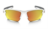 Oakley Flak 2.0 XL Sunglasses - Polished White/Fire Iridium