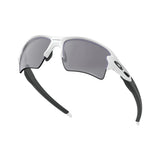 Oakley Flak 2.0 XL Sunglasses - Polished White/Prizm Black Polarized