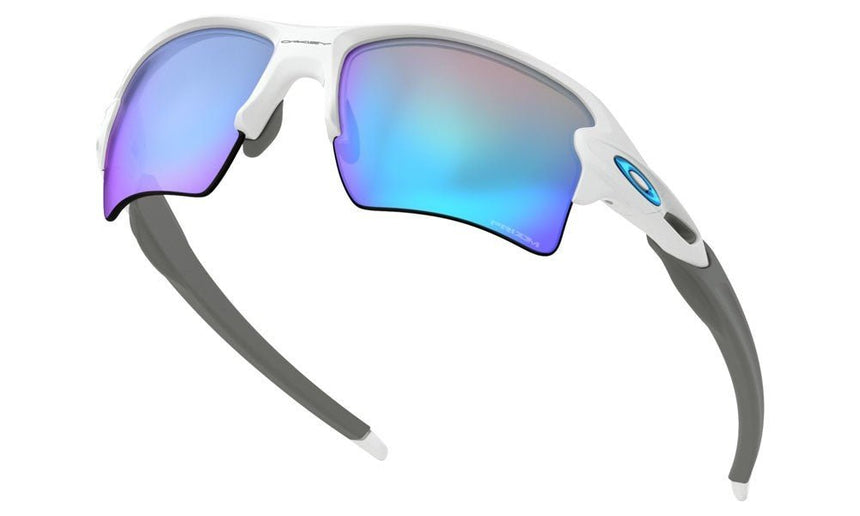 Oakley Flak 2.0 XL Sunglasses - Polished White/Prizm Sapphire