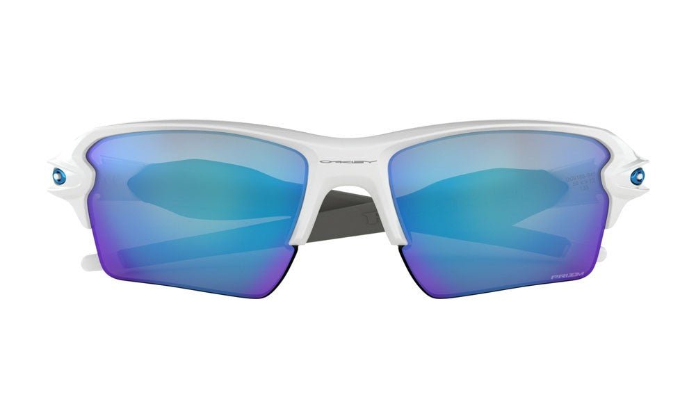 Oakley Flak 2.0 XL Sunglasses - Polished White/Prizm Sapphire