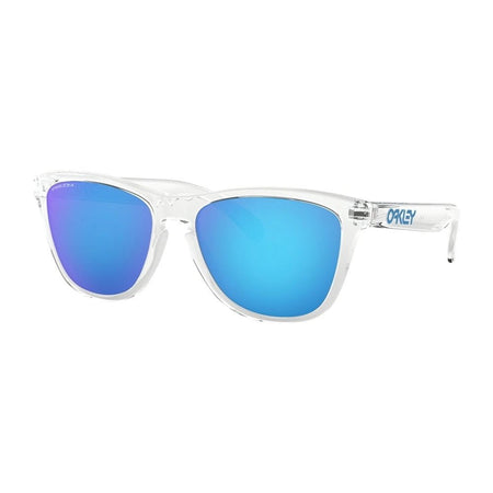 Oakley Frogskins Sunglasses - Crystal Clear/Prizm Sapphire – Golf HQ