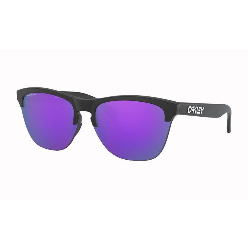 Oakley Frogskins Lite Sunglasses - Matte Black/Prizm Violet