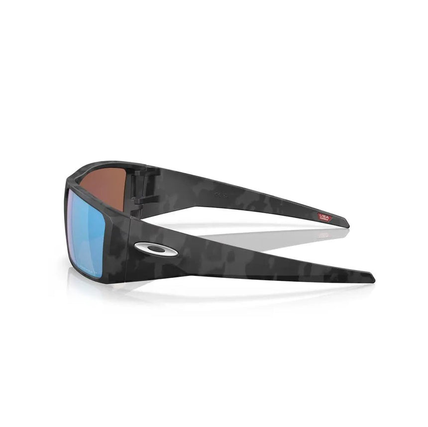 Oakley Heliostat Sunglasses - Matte Black Camo/Prizm Deep Water Polarized