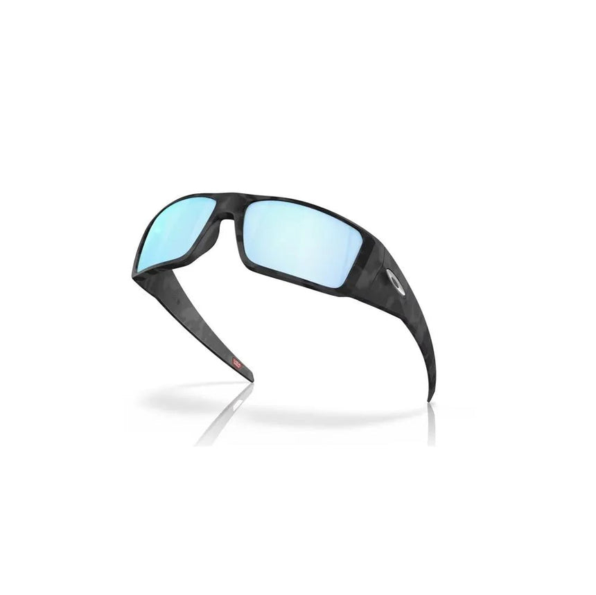 Oakley Heliostat Sunglasses - Matte Black Camo/Prizm Deep Water Polarized