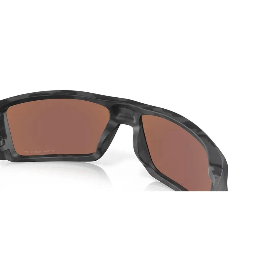 Oakley Heliostat Sunglasses - Matte Black Camo/Prizm Deep Water Polarized