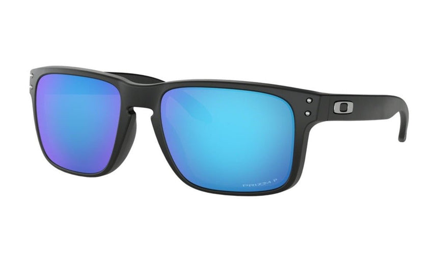 Oakley Holbrook Sunglasses - Matte Black/Prizm Sapphire Polarized