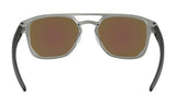 Oakley Latch Alpha Sunglasses - Matte Light Gunmetal/Prizm Sapphire Polarized