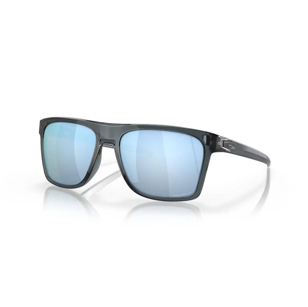 oakley polarized goggles Oakley Leffingwell Sunglasses Crystal Black Prizm Deep Water
