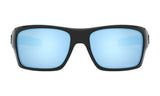 Oakley Turbine Sunglasses - Polished Black/Prizm Deep Water Polarized